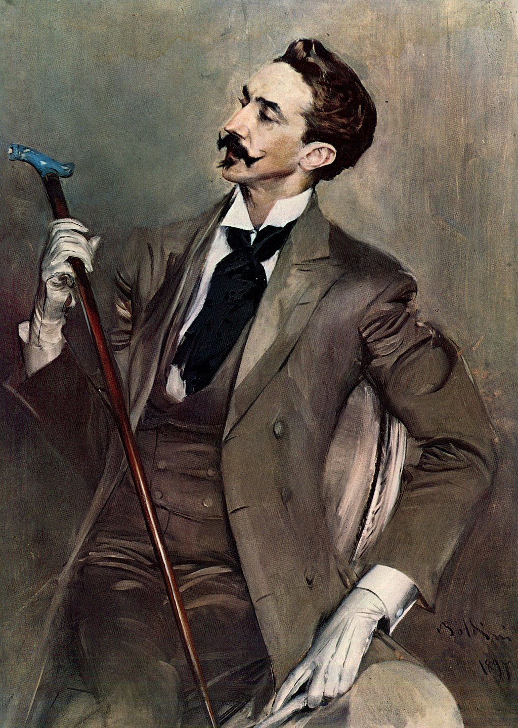 Portrait of the Count Robert de Montesquiou by Giovanni Boldini, 1897